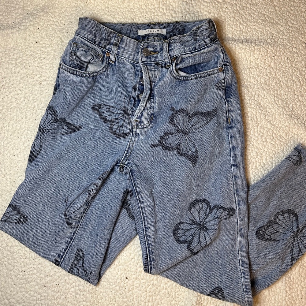 Pacsun Butterfly Jeans